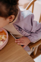 Cleo Uzun Kollu Beslenme & Aktivite Önlüğü 1-3 yaş - Lila